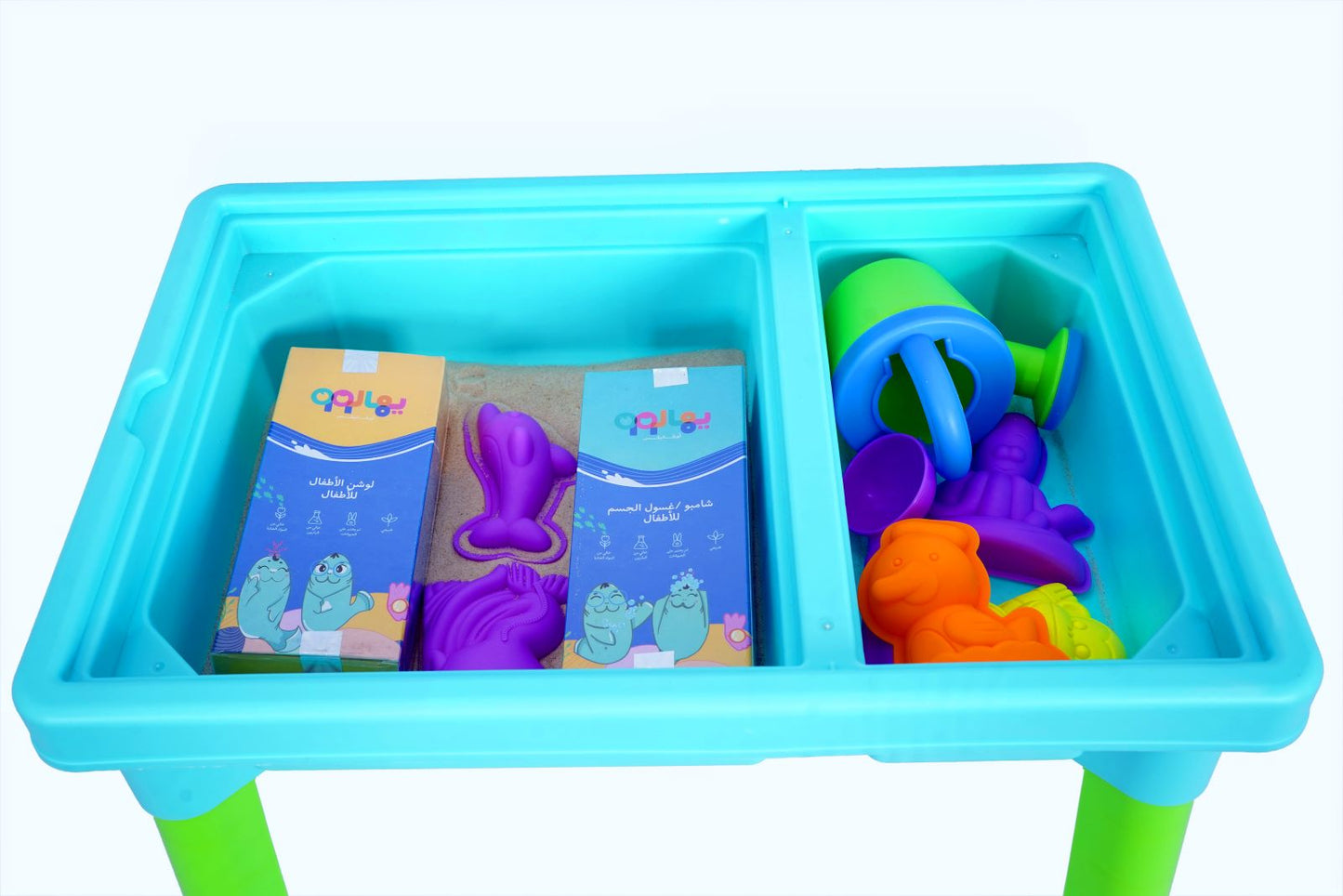 Sand/ Water Play Table with (Shampoo/ShowerGel& Body Lotion)